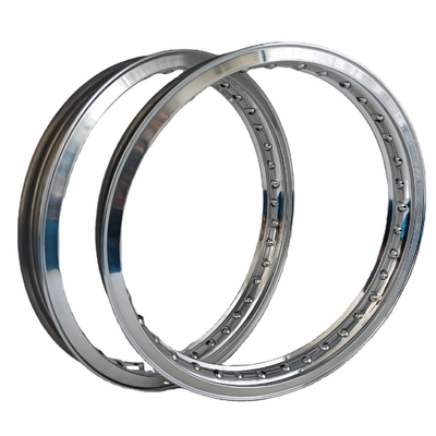36 trous 40 trous Akront style Valanced Alloy moteur jantes polies finition