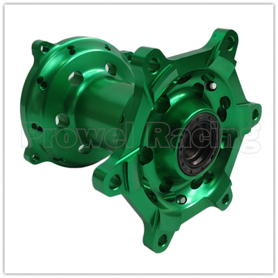 Remplacement/réparation de la moto CNC vert roues avant arrière hubs pour KX250 06-08 19-20 KX250F KX450F 06-18
