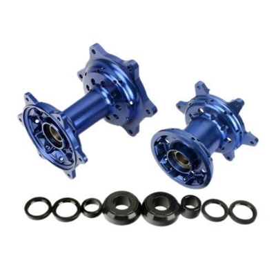Des moyeux de roue de moto bleu personnalisés et parfaits pour YZF250F 450F WR250F 450F YZ250 03-22
