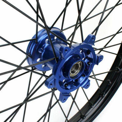 Des moyeux de roue de moto bleu personnalisés et parfaits pour YZF250F 450F WR250F 450F YZ250 03-22
