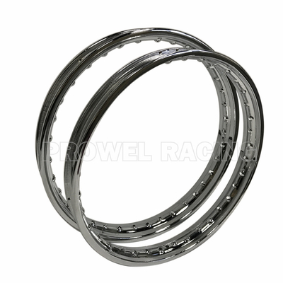 1.60x18 en acier inoxydable, moteur à roue en argent