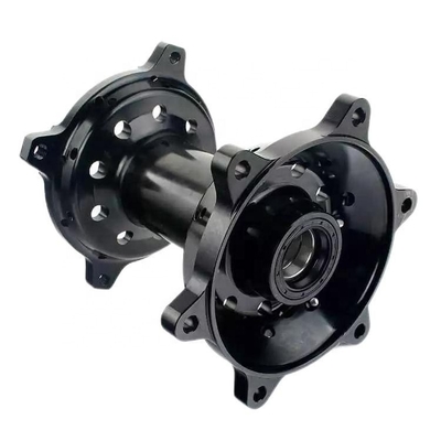 Des moteurs à moto CNC personnalisés en noir avec un service d'usinage CNC et OEM