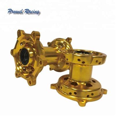 Orange Poids léger CNC Billet roue moyeux de moto pour Suzuki RMZ50 450 Remplacer/réparer