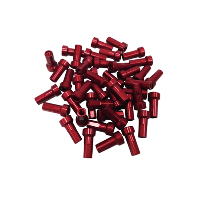 8G 9G 10G Spikes de moto et tétons en alliage rouge pour les accessoires de remplacement/amélioration