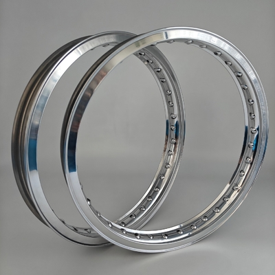 H 1.85-19&quot; 36 trous 40 trous Akront style Valanced Alloy Moteur à roues polies couleur