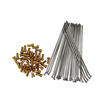 Spikes en acier inoxydable et tétons en alliage d'or pour la réparation ou le remplacement de motos