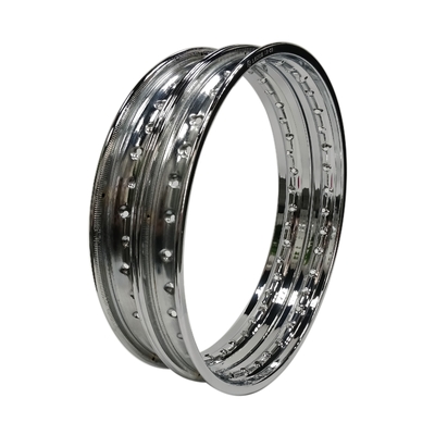 WM 1,85-18&quot; 36 trous de moto roue en acier chrome