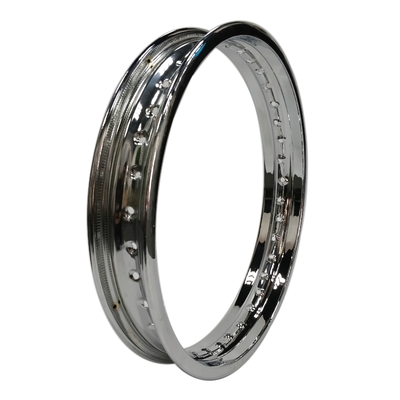 WM 1,85-18&quot; 36 trous de moto roue en acier chrome