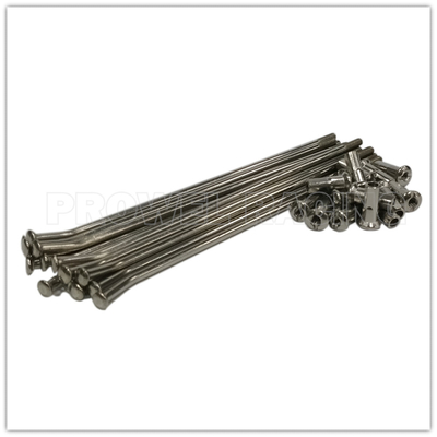 Spokes et tétons en acier de couleur dorée pour le remplacement de la moto 8G 9G 10G