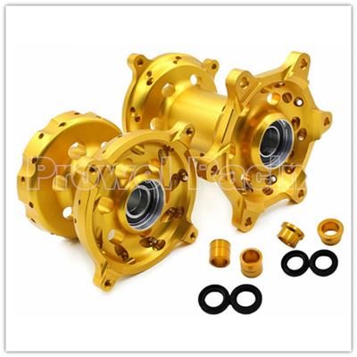 Motocycle CNC roues avant arrière hubs kits en argent pour RMZ 250 07-18 RMZ 450 05-18