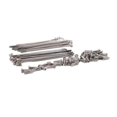 Kit de remplacement de rayons et de tétons en acier inoxydable de 21 pouces pour roues CRF