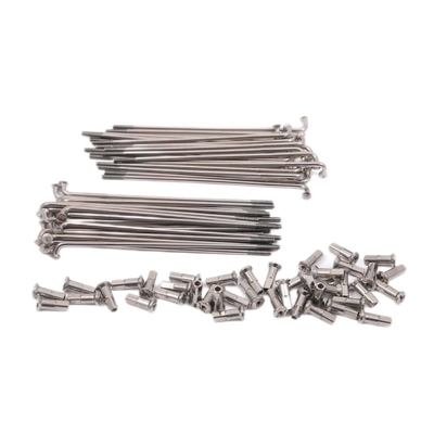 Kit de remplacement de rayons et de tétons en acier inoxydable de 21 pouces pour roues CRF