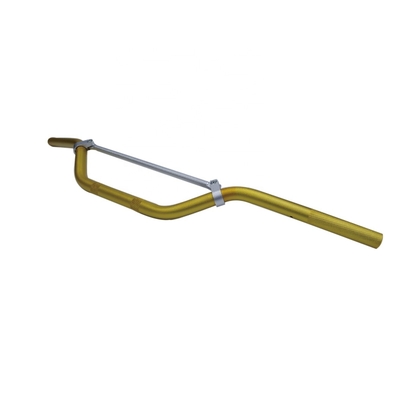 Barre de poignée en aluminium durable et léger pour vélo de terre Barre quad en orange