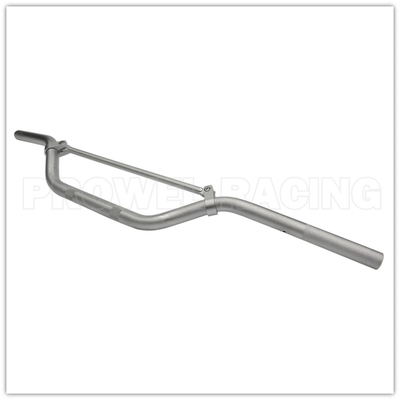 Barre de poignée en aluminium durable et léger pour vélo de terre Barre quad en orange