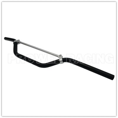 Barre de poignée en aluminium durable et léger pour vélo de terre Barre quad en orange