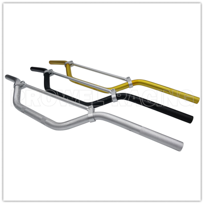 Barre de poignée en aluminium durable et léger pour vélo de terre Barre quad en orange