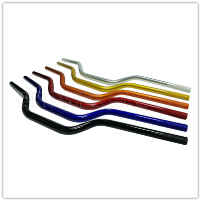 Barre de poignée en aluminium durable et léger pour vélo de terre Barre quad en orange