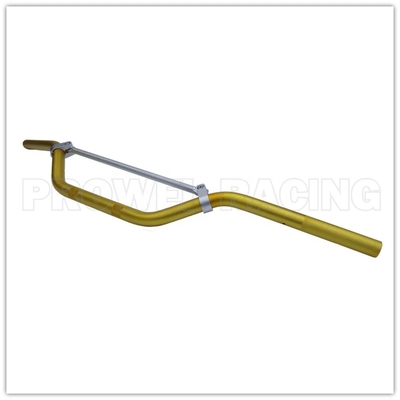 Barre à poignée en aluminium de couleur argentée pour vélo de terre ATV Barre quad-cross Installation facile