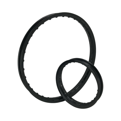 Roues de moto noires de 23 pouces à réparer/remplacer