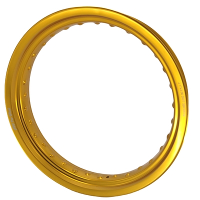 WM 16 pouces anodisé en alliage d'aluminium roues de moto en or