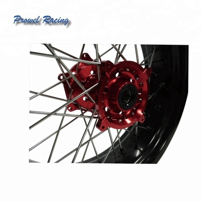 Aluminium 6061 T6 Motocycle Motocross Supermoto Alloy Rime de roue Taille 5.0x17 pour votre