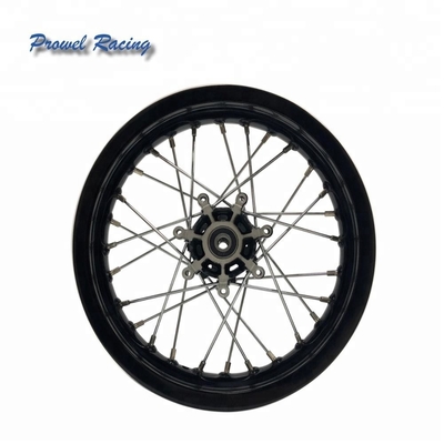 Vélos de moto en aluminium 6061 T6 noir 1.85x14 pour le vélo tout-terrain