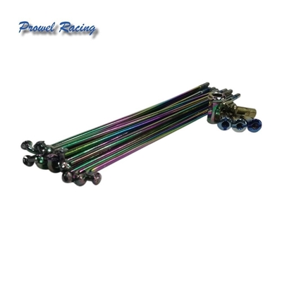 Spokes de moto Nipples 8g 9g 10g pour les modèles hors route SAE1045 acier et acier inoxydable
