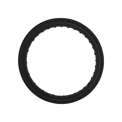 Roues de moto hors route couleur anodisée et argent noir pour des performances optimales