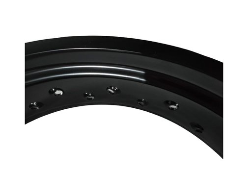 Roues de moto hors route couleur anodisée et argent noir pour des performances optimales