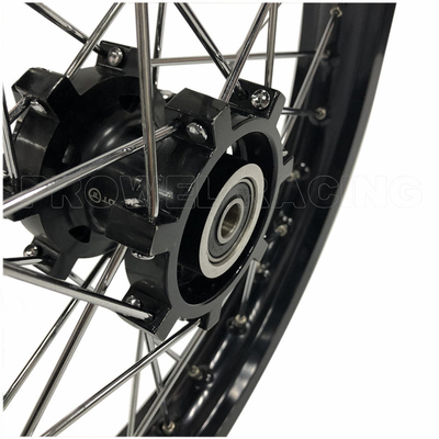 Aluminium 6061 T6 Pit Bike Roue complète Idéal pour le remplacement / réparation dans les courses pour enfants