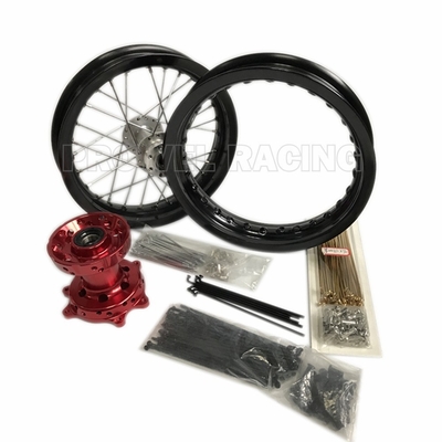 Rameau noir 1.60x14' roues en alliage de moto pour pitbikes Matériau aluminium 6161-T6