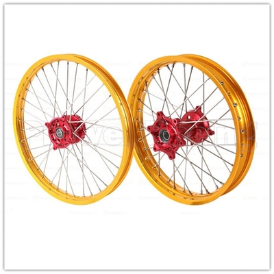 1.60-21 &quot;et 2.15-19&quot; Rame arrière sur mesure faites en alliage d'aluminium roues à vis pour CRF 125