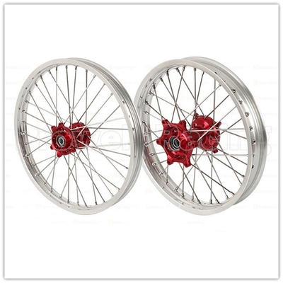 1.60-21 &quot;et 2.15-19&quot; Rame arrière sur mesure faites en alliage d'aluminium roues à vis pour CRF 125