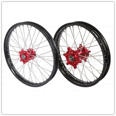 1.60-21 &quot;et 2.15-19&quot; Rame arrière sur mesure faites en alliage d'aluminium roues à vis pour CRF 125