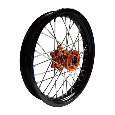 2.50-17 et 3.00x17 pouces roues en spokes en alliage de moto pour SX250 Design personnalisé