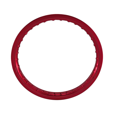 Roues de moto en alliage rouge polonais de type H 1.85-18 pour une construction durable