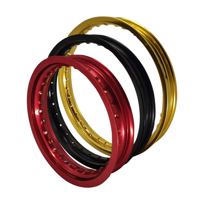 WM 1.60x14 32 36 Hub de roue de moto à trou à rayons avec conception avancée en alliage d'aluminium
