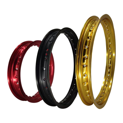 WM 1.60x14 32 36 Hub de roue de moto à trou à rayons avec conception avancée en alliage d'aluminium