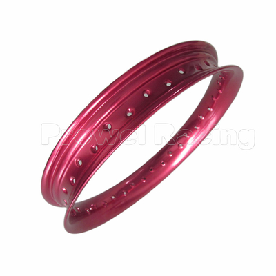 Rode polissage de motocyclette en alliage d'aluminium Rame de roue 2.50x17 pour durable et de performance