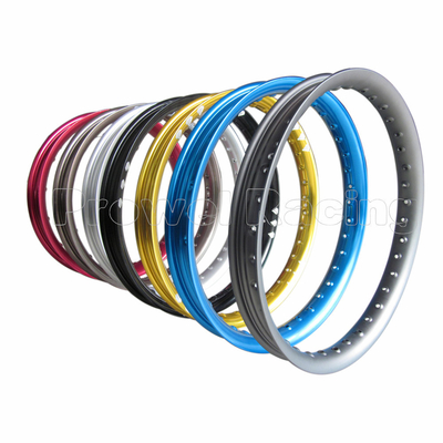 Rode polissage de motocyclette en alliage d'aluminium Rame de roue 2.50x17 pour durable et de performance