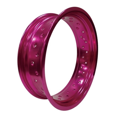 Personnalisable 7116 T6 Aluminium Universel 17 pouces Supermoto Spoke Jantes en violet