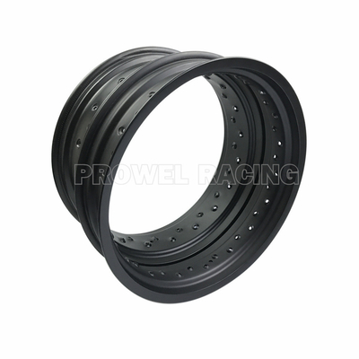 MT 4.25x14 Polissage de la jante d'une moto en alliage d'aluminium pour les amateurs de supermotos