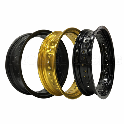 7116 T6 17 pouces Supermoto Spoked Alloy Aluminium Jante avec peinture durable