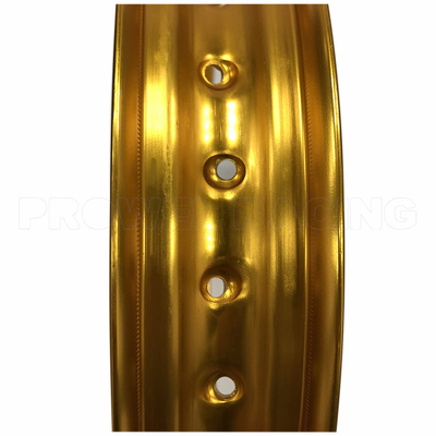 7116 T6 17 pouces Supermoto Spoked Alloy Aluminium Jante avec peinture durable