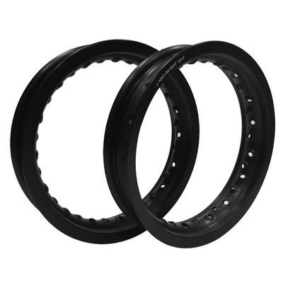 10&quot; 12&quot; 14&quot; Jantes de roue en alliage de moto en noir vif pour les motos pour enfants