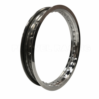 CRF 450 2.15x18 Jantes de moto en argent en alliage d'aluminium avec peinture