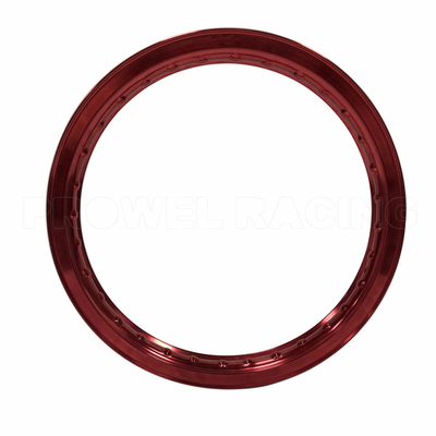 17 pouces H 1.85X17 rouges moteur Alloy roue jantes pour la sélection de vélo classique
