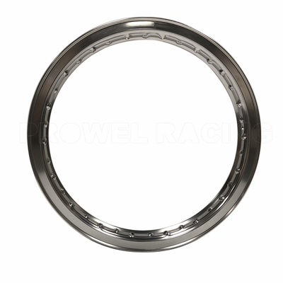 1.85x17 pouces de moteur en alliage de roue avec un design classique et une finition anodisante