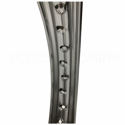 1.85x17 pouces de moteur en alliage de roue avec un design classique et une finition anodisante