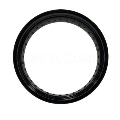 7116 T6 Noir brillant 3,50x17 pouces moteur Alloy roue jantes pour Supermoto